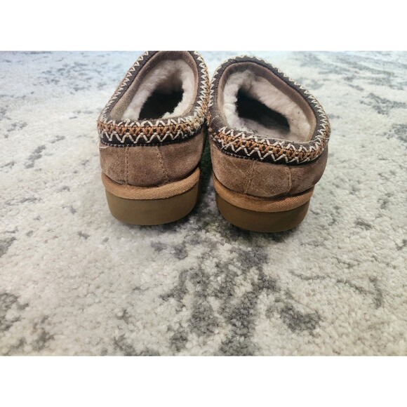 UGG Tasman Shoes Mens Size 12 Brown Suede Shearling Lined Clog Slippers 5950 main image 8